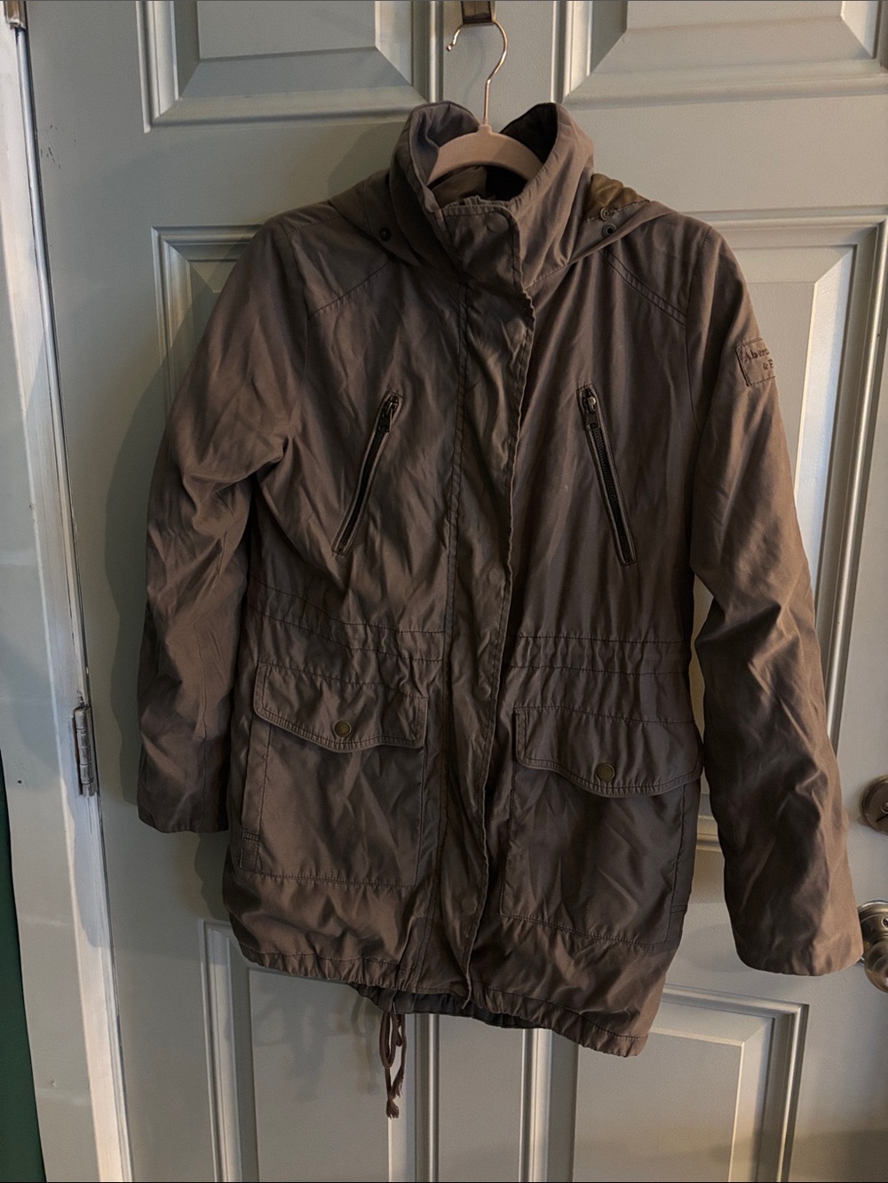 Abercrombie & Fitch Women's Taupe Utility Ski Jacket